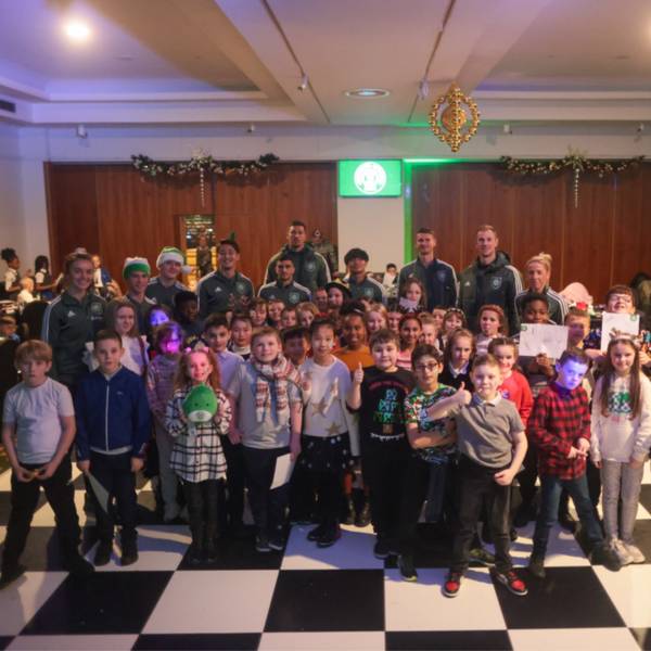 Celtic first team, Women’s team and B team join Foundation Christmas party