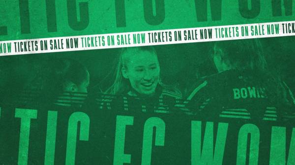 Celtic FC Women v Motherwell – tickets on sale