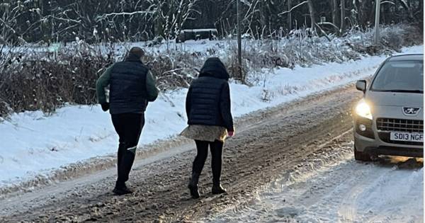 Ange Postecoglou plays Celtic good samaritan as ‘man of the people’ helps snowbound driver get moving