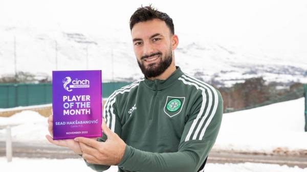 Sead Haksabanovic is cinch Premiership Player of the Month