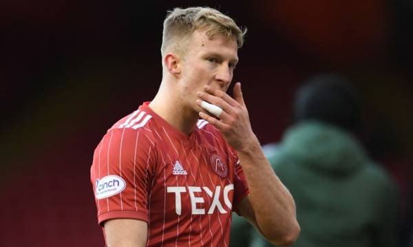 Aberdeen’s Ross McCrorie insists boss Jim Goodwin was right to go defensive against Celtic