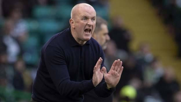 Livingston boss David Martindale plans to ‘get at’ Celtic despite defending Jim Goodwin