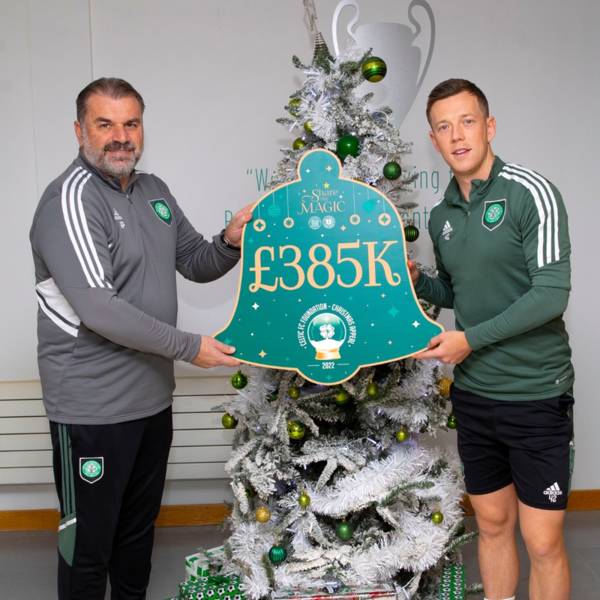 Celtic FC Foundation’s Christmas Appeal raises an incredible £385,000