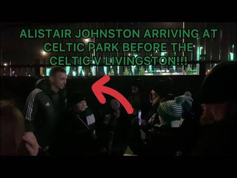 Alistair Johnston Arriving at Celtic Park Before the Celtic V Livingston!!!!