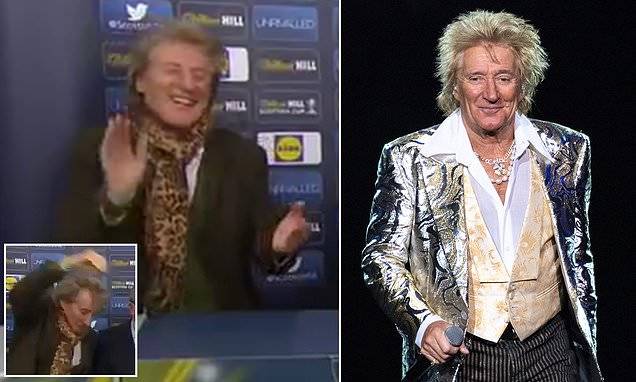 Rocker Rod Stewart reflects on his hilarious performance during Scottish Cup draw in 2017