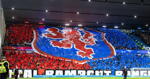 Rangers fans claim police have stopped Celtic tifo as Ibrox ultras hit out