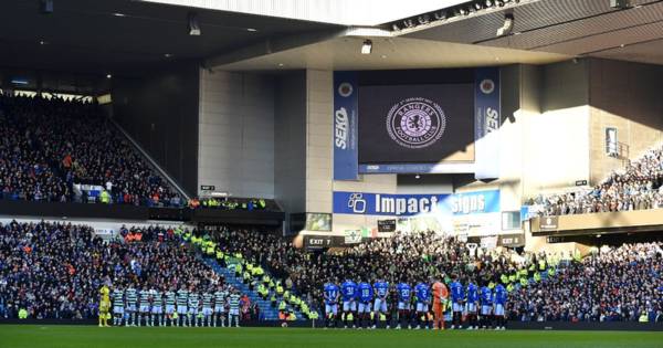 Celtic fans boo Rangers’ minute’s silence for 66 people who died in crush at Ibrox