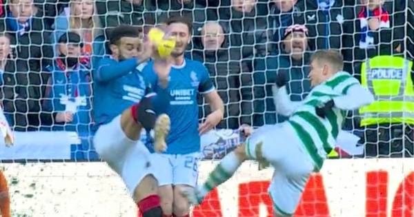 Connor Goldson Rangers vs Celtic handball flashpoint leaves pundits baffled as John Beaton comes under fire