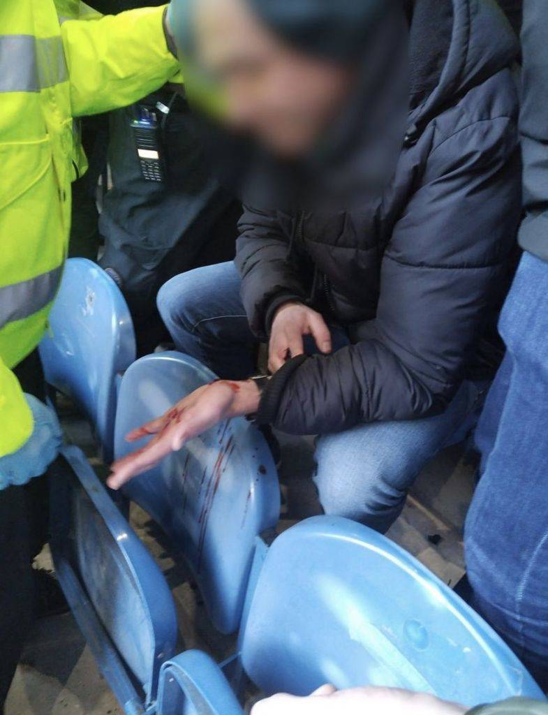 Metal object thrown at Greg Taylor and Celtic physio, Celtic fans hit by bottles