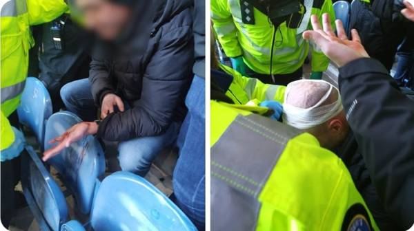 Thug Rangers Fans Attack Celtic Fans With Missiles Inside Ibrox, One Left Badly Injured