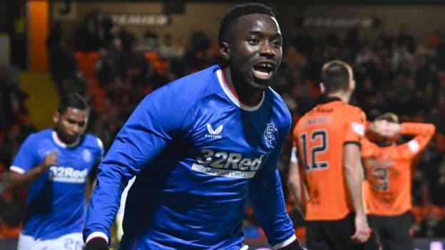 Dundee Utd 0-2 Rangers: Fashion Sakala & Malik Tillman give visitors win