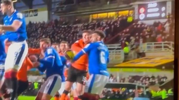 Video: Watch As ‘Rangers’ Get Away With Yet Another Clear Handball In The Box