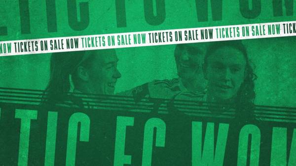 Celtic FC Women v Motherwell – Tickets on sale now