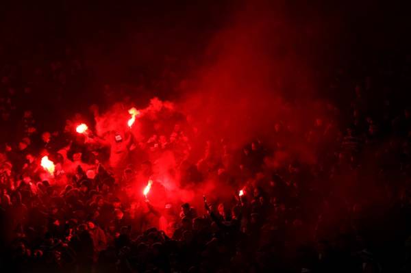 Video: Massive Celtic pyro display at Hampden