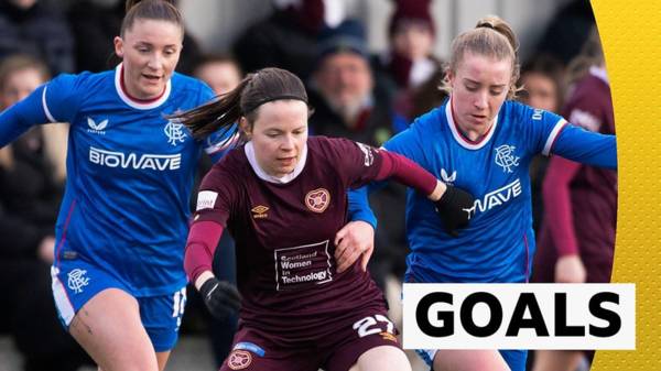 Watch: All 24 weekend goals in SWPL1: Rangers are held by Hearts as Celtic and Glasgow City win