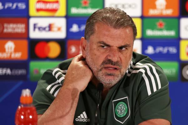 Celtic boss Ange Postecoglou laughs at VAR question