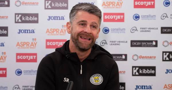 Stephen Robinson asked how to beat Celtic by other managers as St Mirren boss reveals key to shock result