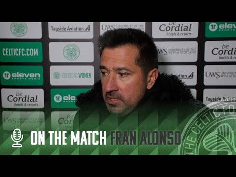 Fran Alonso On The Match | Celtic FC Women 0-0 Motherwell