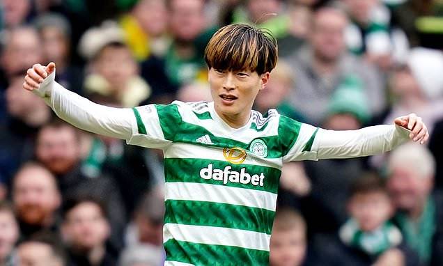 Celtic 5-0 Morton: Kyogo Furuhashi reaches 20-goal mark for the season with brace