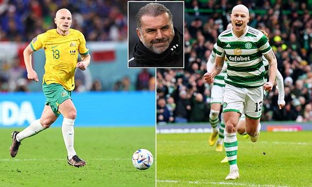 Celtic coach Ange Postecoglou hails Socceroos star Aaron Mooy after Scottish Cup double