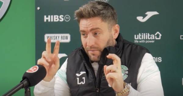 Lee Johnson claims Hibs forward line is ‘best in the league’ outside of Celtic and Rangers