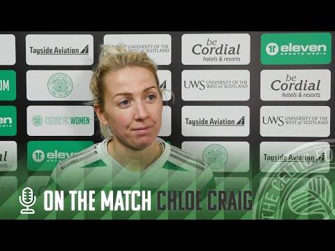 Chloe Craig On The Match | Celtic FC Women 8-0 Partick Thistle