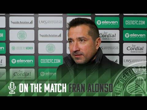 Fran Alonso On The Match | Celtic FC Women 8-0 Partick Thistle