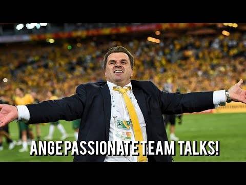 Ange Postecoglou Passionate Team Talk When Being Socceroos Manager