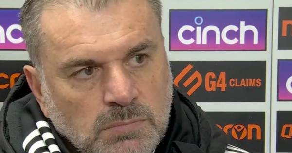 Ange Postecoglou bristles at Celtic VAR poser in Dundee Utd win aftermath