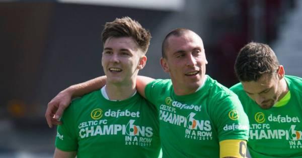 Scott Brown in Celtic ‘inspiration’ billing as Kieran Tierney puts ex-captain beside Parkhead legend