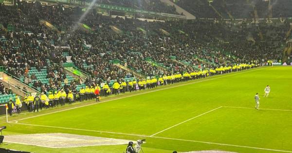 Celtic fans fume at stewarding ‘shambles’ with huge numbers on the touchline for Livingston clash