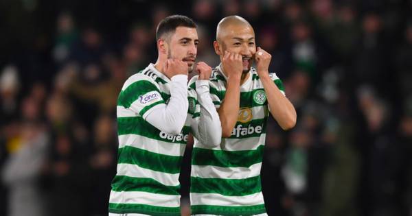 Daizen Maeda maintains Celtic bromance with Josip Juranovic as ‘miss you’ message sent to celebration partner