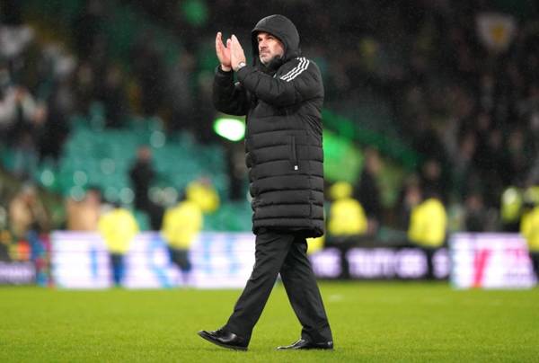 The brilliant moment from half-time as Celtic shoot jibe at Mick Beale