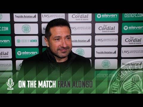 Fran Alonso On The Match | Celtic FC Women 3-0 Aberdeen