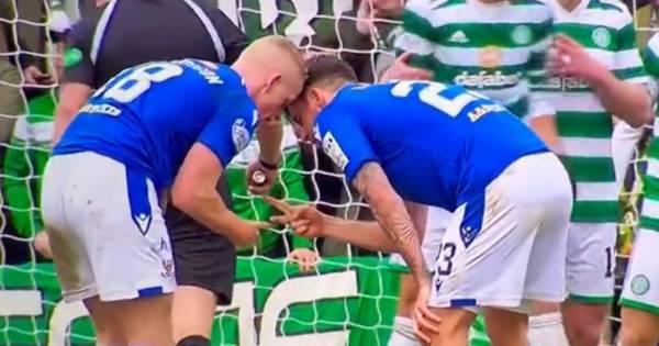 St Johnstone stars play rock, paper, scissors game in Celtic clash to determine free kick taker