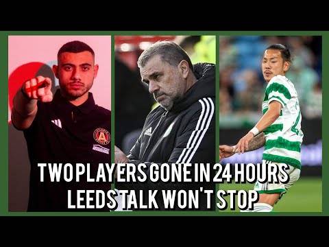 Giorgios Giakoumakis and Ideguchi Leave Celtic! / Ange Postecoglou Leeds Talk 😆