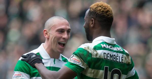 Moussa Dembele in three word Scott Brown message after Celtic hero makes FA Cup history at Fleetwood