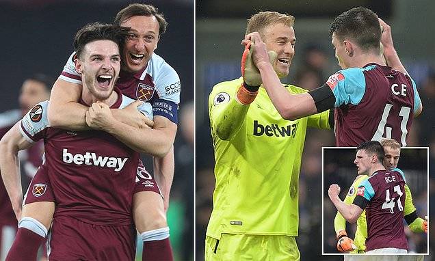 Mark Noble reveals how Joe Hart once ‘beat up’ a young Declan Rice in West Ham training wind-up