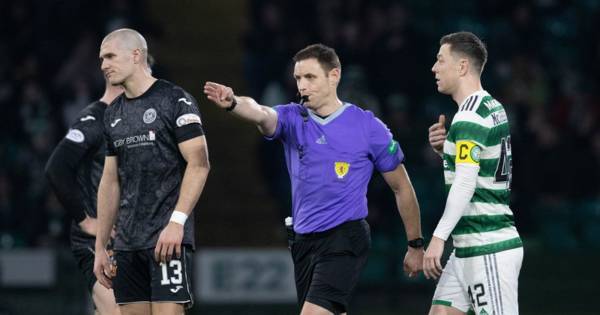 Celtic penalty and St Mirren red card slaughtered as ref Steven McLean’s ‘unacceptable’ decision slammed by pundit