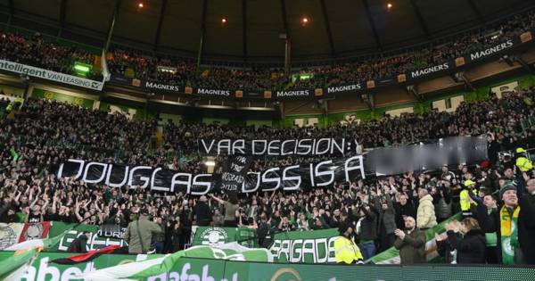 SFA told to take Celtic action over X-rated Douglas Ross banner as referee association takes row to Hampden