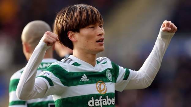 Kyogo Furuhashi: Celtic striker in swift return to training after shoulder injury