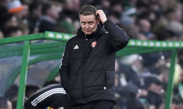 Barry Robson says Aberdeen’s loss to Celtic showed Dons are still recovering from recent blows