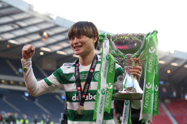 Callum McGregor praises ‘special’ Kyogo after Celtic cup final victory; buzzing with teammates