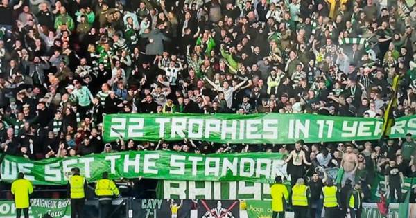 Celtic fans troll Rangers and Michael Beale banner row with ‘we set the standards’ roast