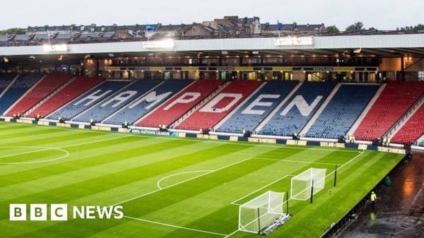 Cup final: Mass brawl outside Hampden ahead of kick-off