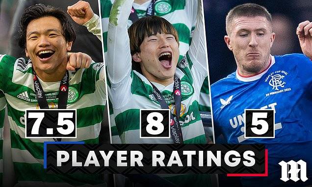 O** F*** player ratings as Celtic beat Rangers 2-1: Kyogo Furuhashi was the star man for the winners