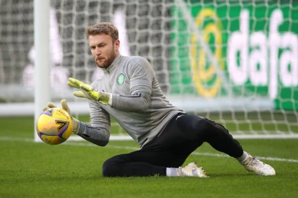 Scott Bain’s one-word salute to Joe Hart as pair celebrate in Celtic dressing room