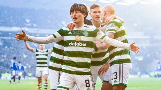 Viaplay Cup final: Kyogo double delivers the trophy for Celtic again