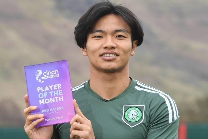 Celtic star Reo Hatate named Player of the Month for February