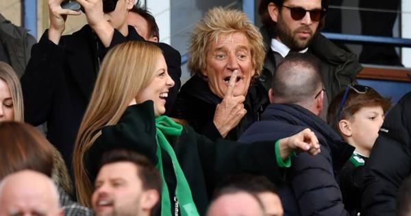 Rod Stewart ranks Ange Postecoglou beside Jock Stein as Celtic superfan teases Jim White over Rangers defeat